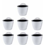 Ensemble de 7 pots de fleurs suspendus � arrosage automatique, d�coration murale, pots de fleurs d'int�rieur ...