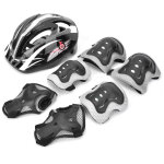 Ensemble de 7 protections pour casque, genouill�res, poignets et coudi�res pour enfants (style enfant, ...