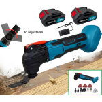 Ensembles d'accessoires multi - outils, kit oscillant batterie, 6 vitesse variable, 4� angle d'oscillation ...