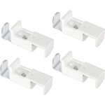 Ensemble d'accessoires pour stores enrouleurs (4 pi�ces), support de store enrouleur � clip facile � ...