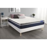 Actisom - ensemble actimemo confort matelas m�moire de forme 140x190 cm maxi �paisseur 7zones de confort ...