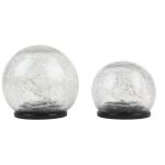 Ensemble de boule de verre solaire lumi�res de jardin lampe solaire blanc chaud
