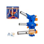 Ensemble de chalumeaux � gaz wadfow 3 pi�ces, allumage pi�zo, flamme r�glable � 1300�