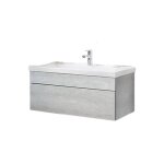 Home deluxe - ensemble complet de meubles de salle de bains wangerooge big couleur : gris, taille : s ...