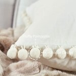 Ensemble de coussins d�coratifs blancs pour chambre de fille 3050, comprenant 2 coussins et des accessoires ...