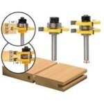 Ensemble de couteaux � languette, ensemble de couteaux � languette et rainure assortis � tige de 8 mm ...