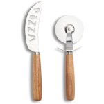 Un ensemble de couteaux  pizza professionnels, kaver pour couper la pte.