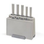 Ensemble de couteaux et de planches sur support mr - 1412 - grey maestro