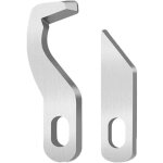 Ensemble de deux lames sup�rieures et inf�rieures, lames de surjeteuse pour machine � coudre, lames sup�rieure ...