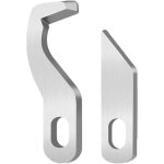 Ensemble de deux lames sup�rieures et inf�rieures, lames de surjeteuse pour machine � coudre, lames sup�rieure ...