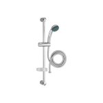 Jacob delafon - ensemble de douche 2 jets avec douchette  main, barre et flexible de douche - e14325 ...