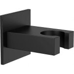 Ensemble de douche, support de douchette noir, support de douche en laiton, �tag�re de douche murale, ...