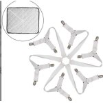 Cet ensemble de draps comprend 6 crochets de drap r�glables et une sangle de drap � trois voies de taille ...