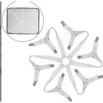 Cet ensemble de draps comprend 6 crochets de drap r�glables et une sangle de drap � trois voies de taille ...