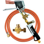 Ensemble fer � souder s100 pro 86 avec panne cuivre 300 gr + 4 m de tuyau et d�tendeur 2 bar - virax ...