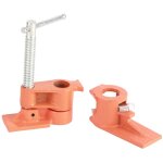 Ensemble de fixation d'�tau � m�choires de serrage de tuyau de 3 / 4 pouces, kit d'outils pour le travail ...