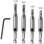 Ensemble de forets auto - centreurs pour charni�res de tiroir � charni�re