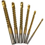 Ensemble de forets et scies hss en titane de 3 � 8 mm pour le sciage, la menuiserie, le bois et le m�tal ...