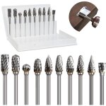 Ensemble de fraises rotatives carbure de tungst�ne double tranchant pour outil rotatif, m�ches de meuleuse ...