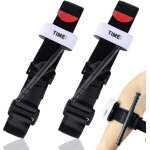 Ensemble de garrot tactique van 2 - twee maten - 95cm - ehbo - stuwband bloedafname - knelband - stopt ...