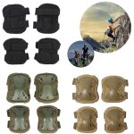 Ensemble de genouillères et coudières tactiques militaires 4 pièces, genouillères de protection anti ... Ensemble de genouillères et coudières tactiques militaires 4 pièces, genouillères de protection anti ...