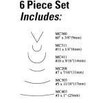 Ensemble de gouges � sculpter professionnelles flexcut mc150