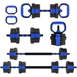 Ensemble d'halt�res musculation - sportnow - 6 - en - 1 - 20 kg - halt�re, kettlebell, barre de musculation ...