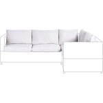 Ensemble de housses de coussins en tissu accessoire ext�rieur dossiers et assises canap� gris clair avola ...