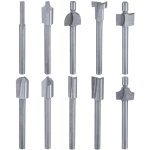 Ensemble de hss fraises  dfoncer, 3mm(1 / 8 ) fraises rotatives gravure  bois pour bricolage gravure ...