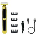 Ensemble hybride visage + corps pour hommes avec peigne � barbe de trois jours et kit tondeuse � cheveux ...