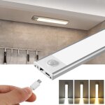 Ensemble de lampes rechargeables sous armoire, barre lumineuse magntique avec dtecteur de mouvement, ...