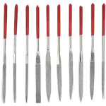 Ensemble de limes � aiguilles, 10 pi�ces, durcies, robustes, durables, poign�e confortable, limes � bijoux ...