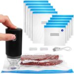 Ensemble de machine à sceller sous vide électrique avec pinces de scellage pour sacs à fermeture éclair ... Ensemble de machine à sceller sous vide électrique avec pinces de scellage pour sacs à fermeture éclair ...
