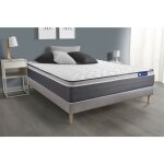 Actisom - ensemble matelas actiflex plus 140x190 ressorts ensach�s + m�moire de forme maxi �paisseur ...