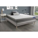 Ensemble matelas actiflex relax ressorts ensach�s + m�moire de forme 140x190 max �paisseur 5zones confort ...