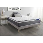 Actisom - ensemble matelas actilatex plus 160x200 latex + mmoire de forme maxi paisseur 7zones de confort ...