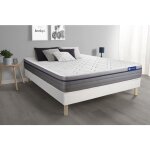 Actisom - ensemble matelas mmoire de forme actimemo zen 160x200 maxi paisseur 7zones de confort + sommier ...