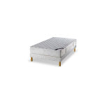 M&s - ensemble matelas ressorts biconiques - confort quilibr 130x190cm + sommier