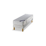 Ensemble matelas ressorts biconiques - confort quilibr 70x190cm + sommier