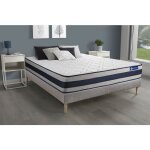 Ensemble matelas ressorts ensach�s + m�moire de forme actiflex ergo 160x200 maxi �paisseur 5zones confort ...