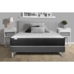 Vitalit - ensemble matelas sommier vitalmemo one 140 x 200 - couleur: gris