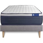 Ensemble matelas sommier 80x190 cm - actimemo max