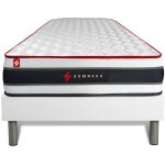 Ensemble matelas sommier energy 90 x 190 cm - couleur : blanc