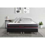 Somness - ensemble matelas sommier regen 160 x 200 cm - couleur : noir avec 2 oreillers et couette Somness - ensemble matelas sommier regen 160 x 200 cm - couleur : noir avec 2 oreillers et couette