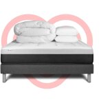 Vitalit - ensemble matelas sommier vital form 200 x 200 2 oreillers et 1 couette - couleur : gris Vitalit - ensemble matelas sommier vital form 200 x 200 2 oreillers et 1 couette - couleur : gris