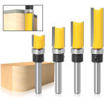 Ensemble de m�ches de toupie de mod�le de mod�le de garniture affleurante de 1 / 2 de diam�tre ensemble ...