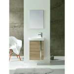 Anconetti - ensemble meuble lave - mains ancodesign 45cm - noyer Anconetti - ensemble meuble lave - mains ancodesign 45cm - noyer
