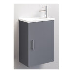 Anconetti - ensemble meuble lave - mains ancoflash gris anthracite