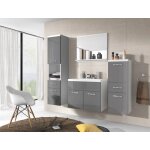 Bratex - ensemble de meubles de salle de bain alba, ensemble de meubles de salle de bain, lavabo inclus, ...