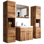 Bratex - ensemble de meubles de salle de bain montreal xl, ensemble de meubles de salle de bain, lavabo ...